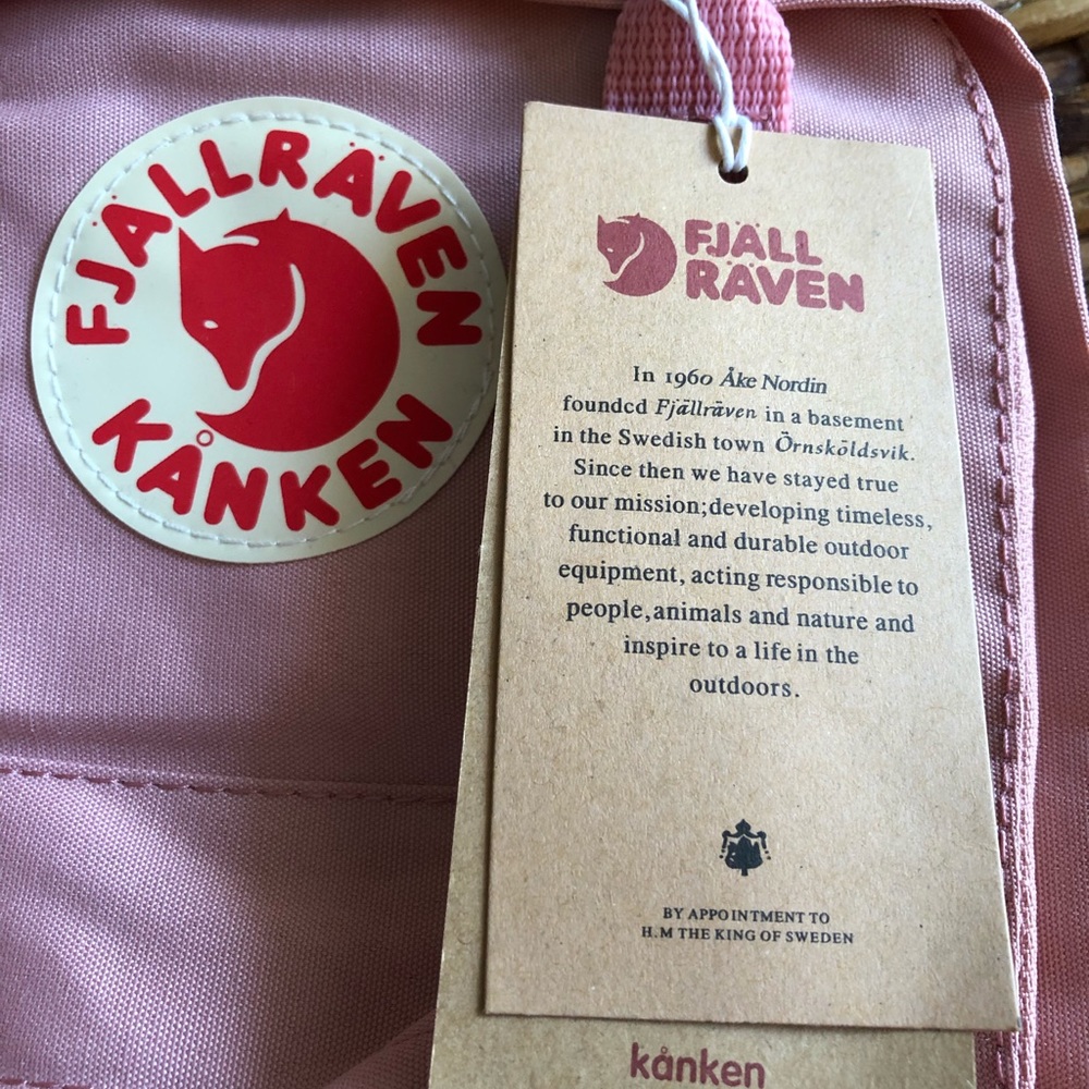 Fjallraven Kanken Pink Mini Backpack